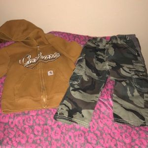 Very Good Used Condition Carhartt and Wrangler